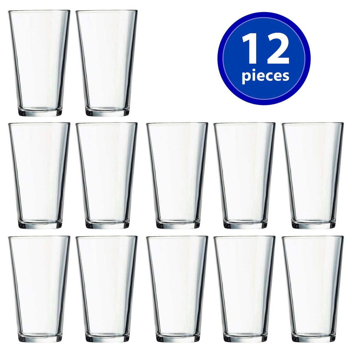 GLASS MONGER cocktail glasses 16 oz ideal for mojitos and margaritas