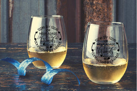 Glassicle packaged gift-ready wine glass ready to gift