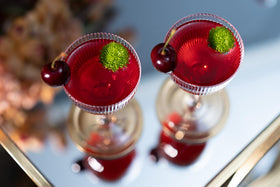 GLASSIQUE CADEAU long-stem Nick and Nora glass exudes elegant grip
