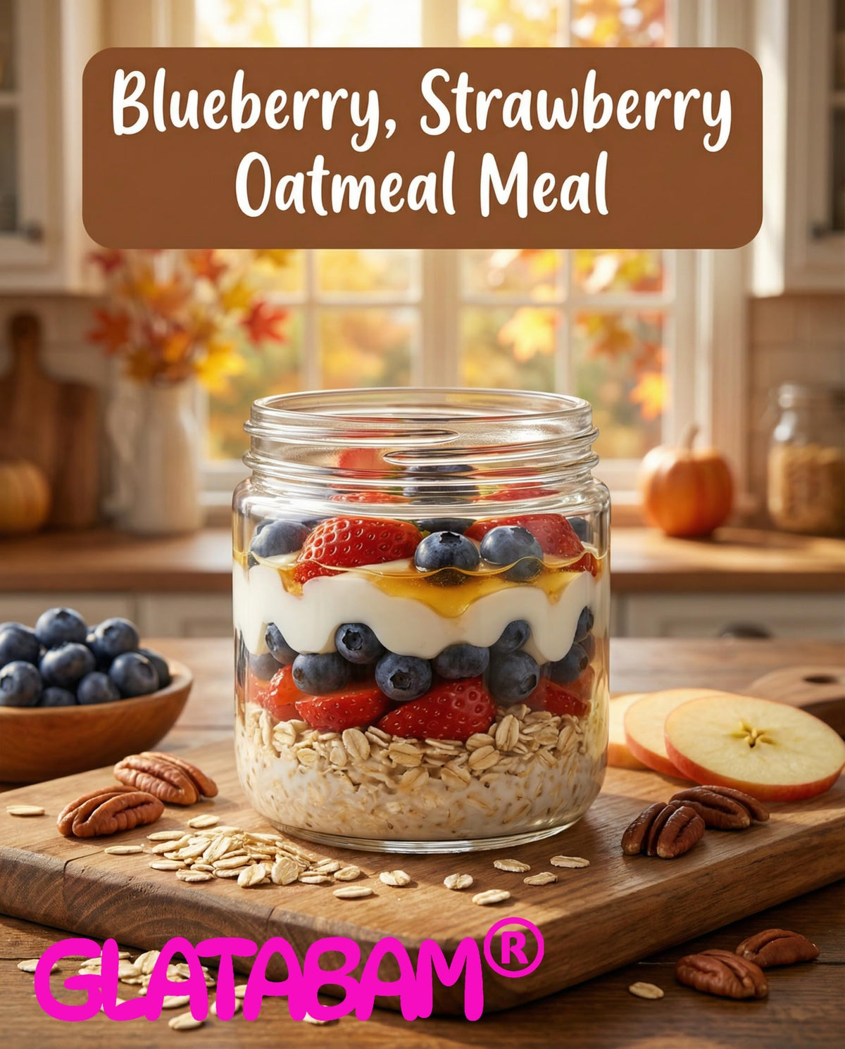 glatabam multi-use jars ideal for yogurt, salads, and snacks