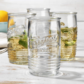 Glaver's 20oz stemless tumblers shown in bar scene for cocktails