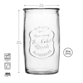 Glaver's artisan-crafted glassware enhances table decor and style.
