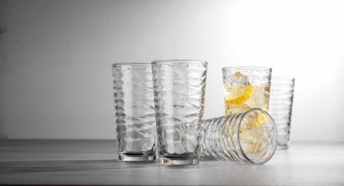 Glaver's bar glassware made of durable lead-free material for daily use