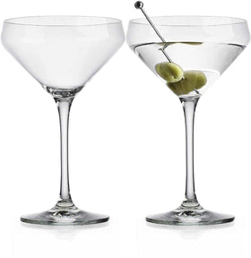 Glaver's premium cocktail glassware offers lead-free, BPA-free construction for safe sipping.