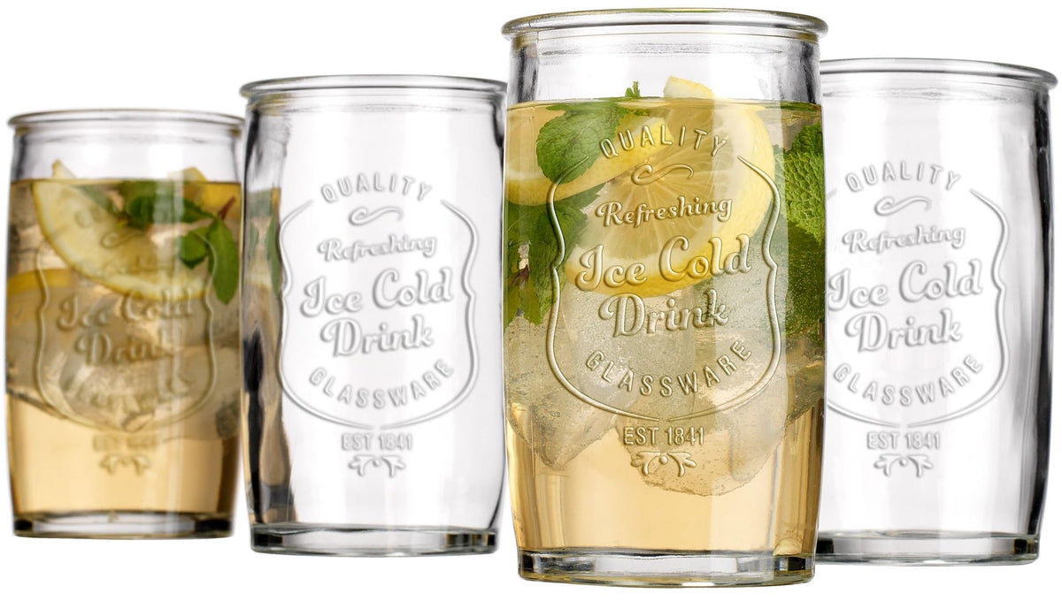 Classic vintage design from Glaver's complements home bars and parties.