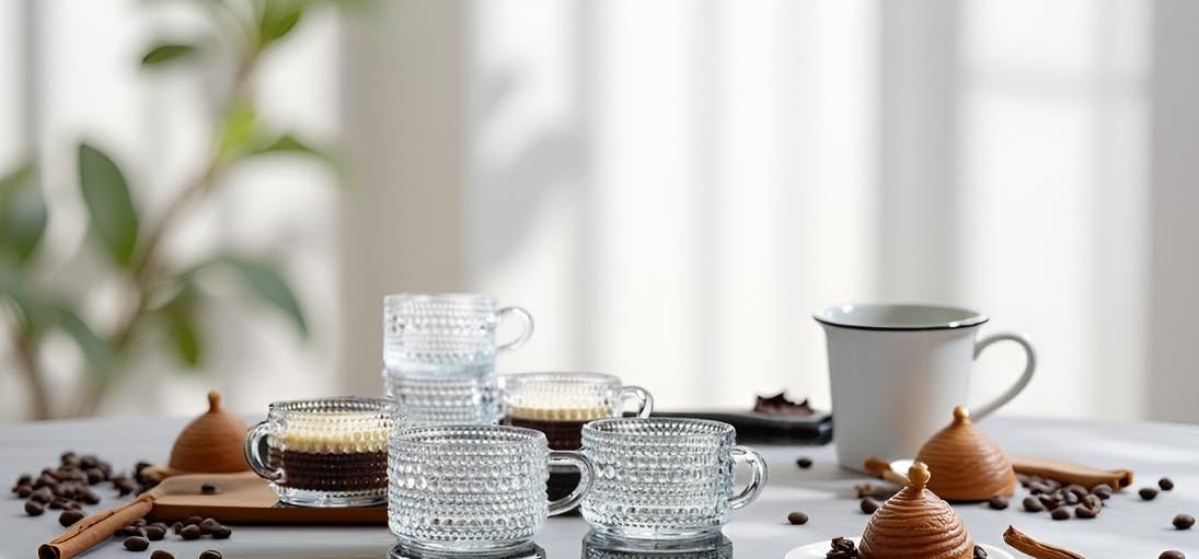 Glaver's demitasse cups help maintain beverage temperature.