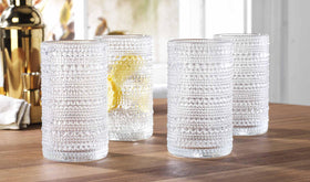 Glaver's 15oz glasses are dishwasher safe for simple cleanup