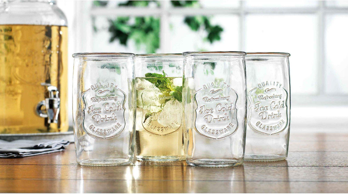 Glaver's glasses are dishwasher-safe for easy cleanup after gatherings.