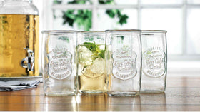 Glaver's glasses are dishwasher-safe for easy cleanup after gatherings.