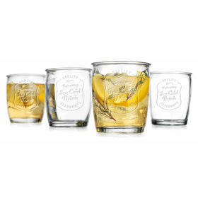 Glaver's dishwasher-safe glass tumblers, crafted with authentic artisanal technique.