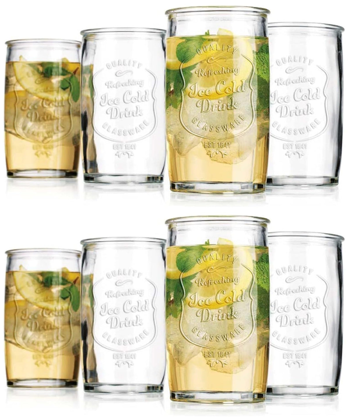 Glaver's versatile glassware for cocktails, juice, and smoothies at home.