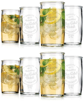 Glaver's versatile glassware for cocktails, juice, and smoothies at home.