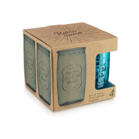 Glaver's highball glasses showing 20oz capacity for beverages
