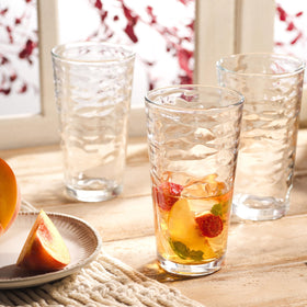 Glaver's durable BPA-free glass stands up to busy dishwashers.