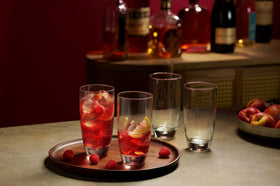 Glaver's Highball glasses filled with mojito to show cocktail versatility
