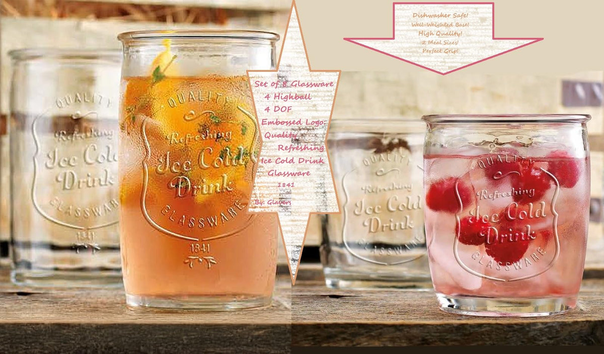 Glaver's elegant and versatile glasses suit any home bar.