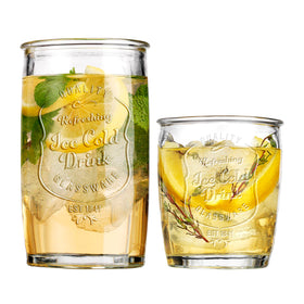 Glaver's lead-free and BPA-free glassware for safe serving.