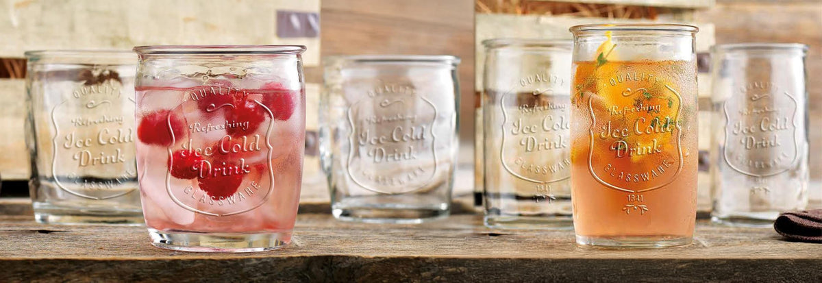 Glaver's set of 8 glasses ready for entertaining and daily hydration.