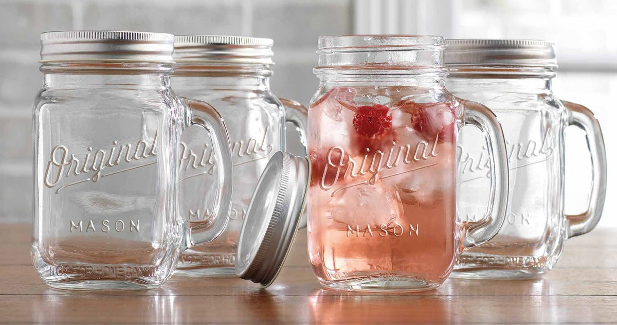 Glaver's mason jar elegant gift set for housewarming or wedding