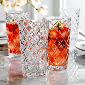 Glaver's set of 10 highball glasses adds versatile service for cocktails.