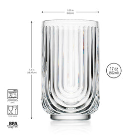 Glaver's arch-design barware brings timeless style to home entertaining.
