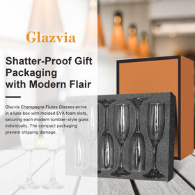 GLAZVIA gift-ready packaging makes a refined present for weddings or anniversaries