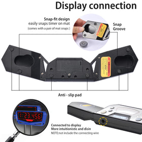 GLECTG timer memory function saves last three records for quick review.