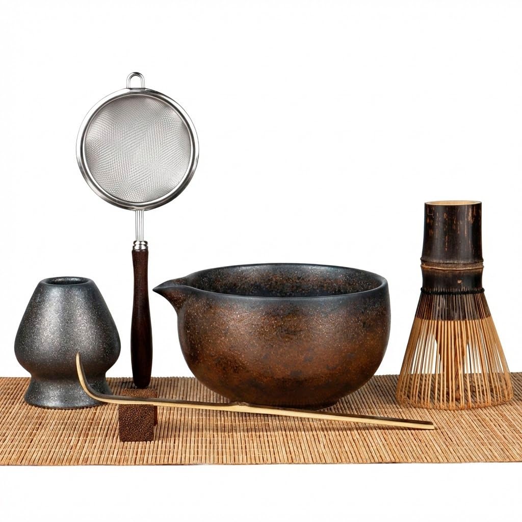 GleeNflux handmade matcha bowl for authentic preparation.