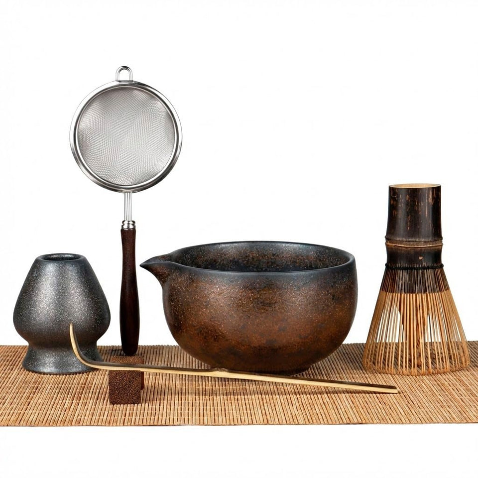 GleeNflux handmade matcha bowl for authentic preparation.
