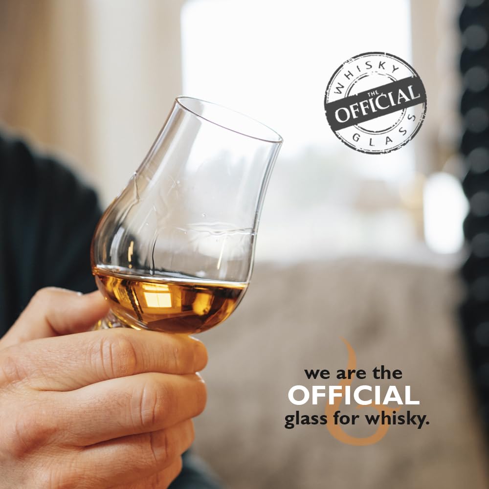 Glencairn set complements scotch, bourbon, brandy, tequila, and rum tastings.