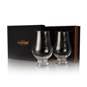 GLENCAIRN whiskey glass gift set in presentation box, ideal for gifting and tasting.