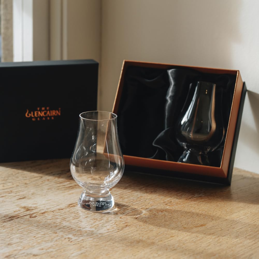 GLENCAIRN glass in an elegant presentation box, perfect whiskey gift.