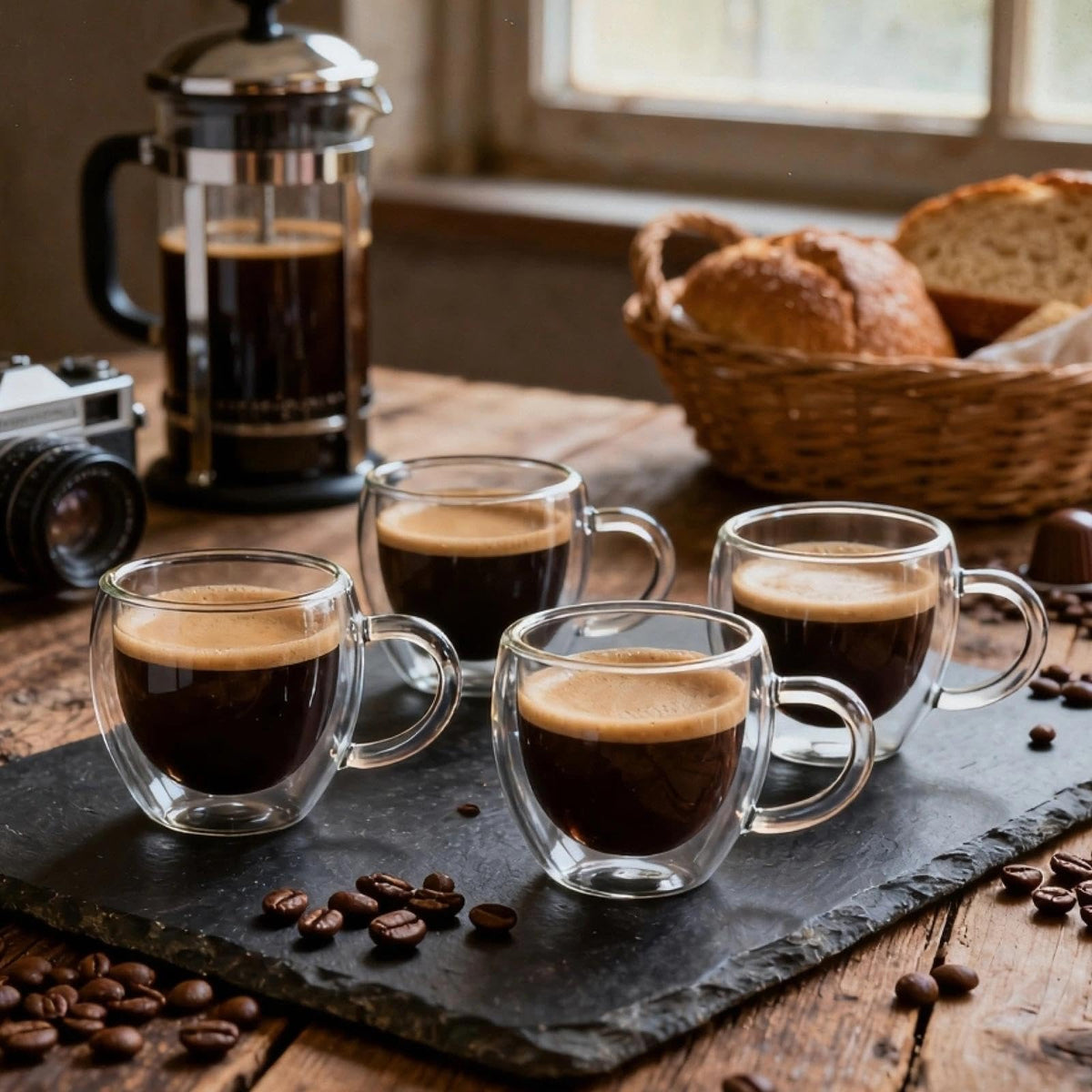 Glenkach espresso cups packaged as a stylish, gift-ready set.