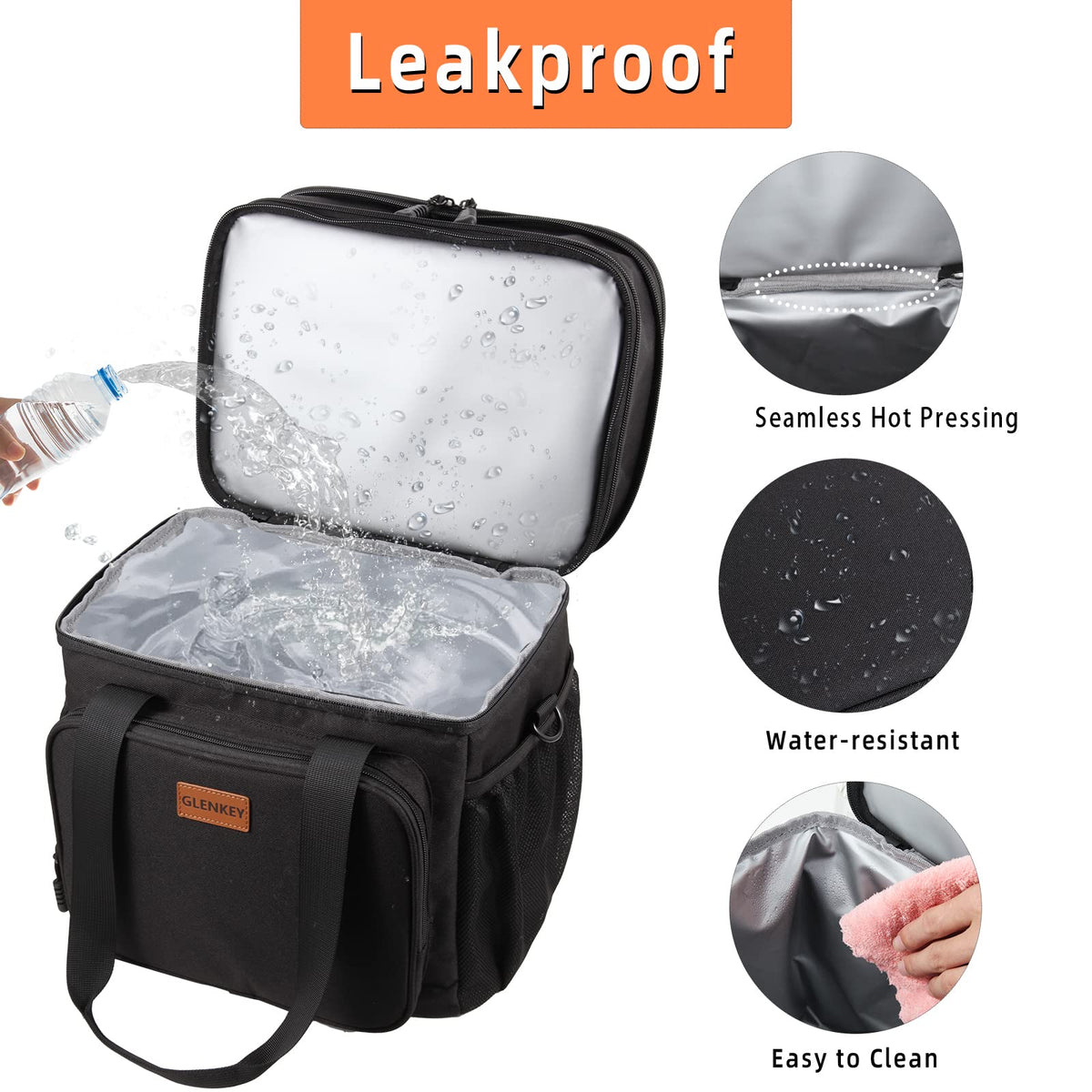 GLENKEY durable lunch bag designed for work, construction and camping