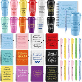 Glenmal admin gift set cups on desk, 16 oz for coffee at work