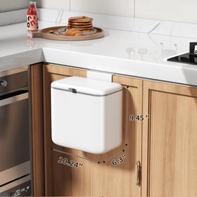 Gleynest odor-control lid keeps kitchen clean and quiet
