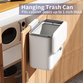 Gleynest under-sink installation showing compact waste solution