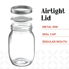 GLING airtight lid and band closeup demonstrates secure seal for freshness.