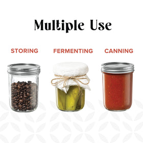 GLING microwave, freezer, dishwasher safe jar: versatile for reheating and storage.
