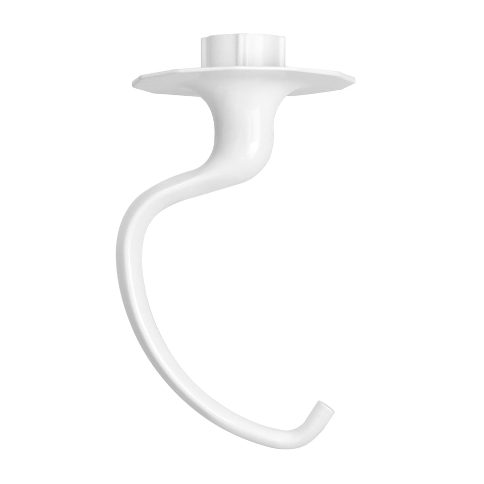GLINK K5ADH dough hook close-up in white coating improves dough handling