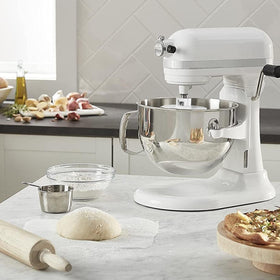 GLINK K5ADH dough hook in mixer action blends ingredients evenly for light textures
