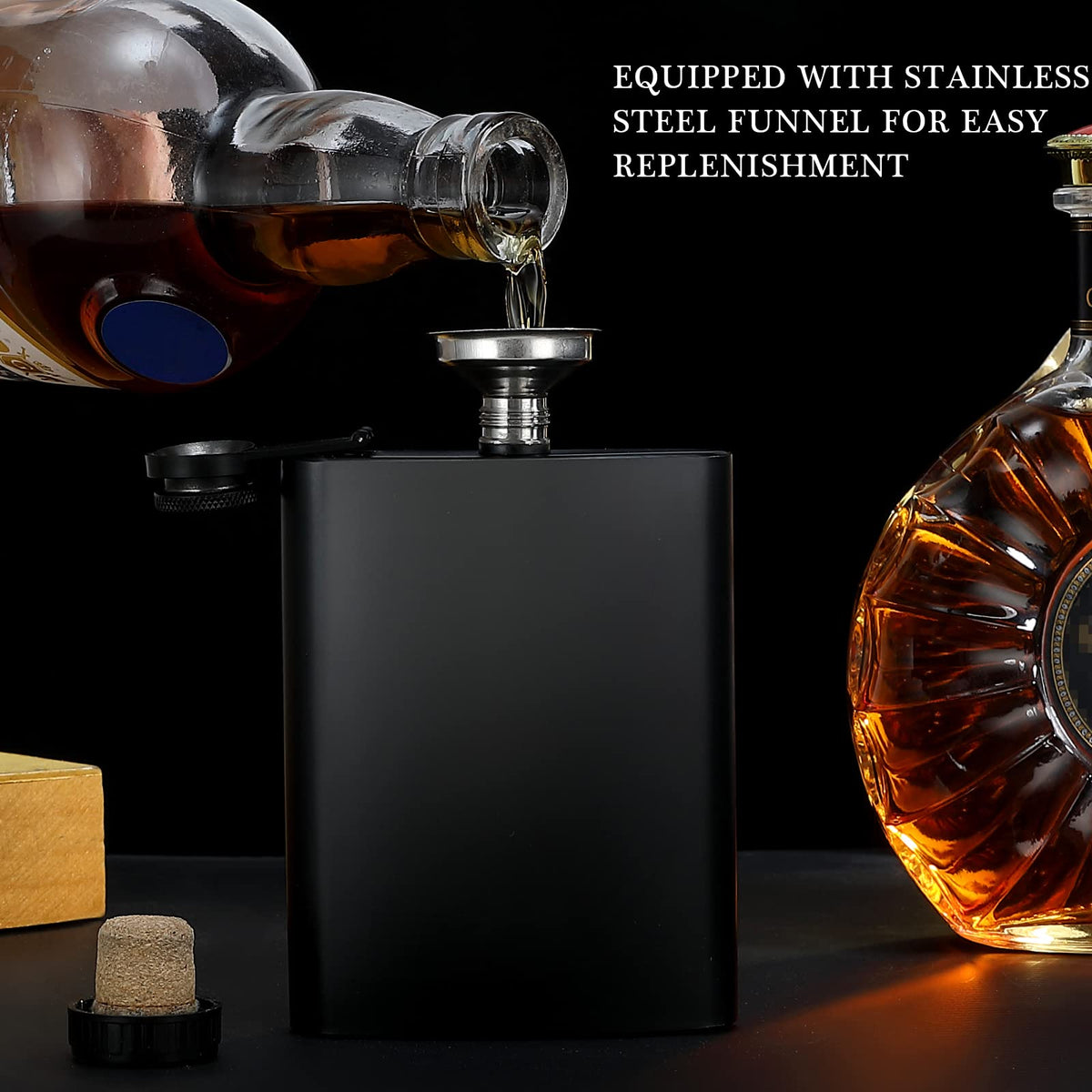 GliSun included eight funnels simplify filling and sharing.