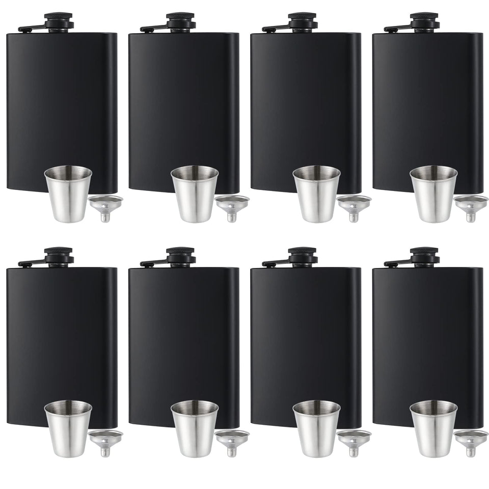 GliSun 8oz flask gift box set, ideal for gifting at weddings and celebrations.