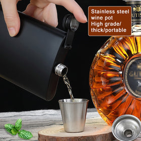 GliSun compact pocket-size flask fits easily in pockets or bags.