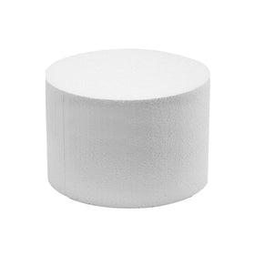 Global Sugar Art 6x6 cake dummy front view for decorating practice.