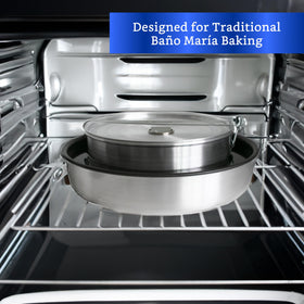 GLOBE ROCKET aluminum flan pan durable construction for reliable baking and easy release