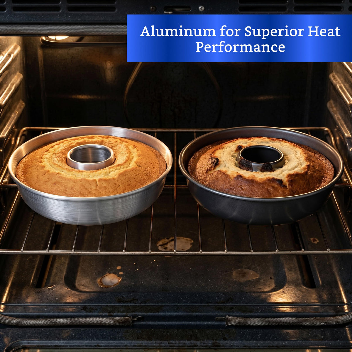 GLOBE ROCKET ring pan as flan mold for elegant desserts