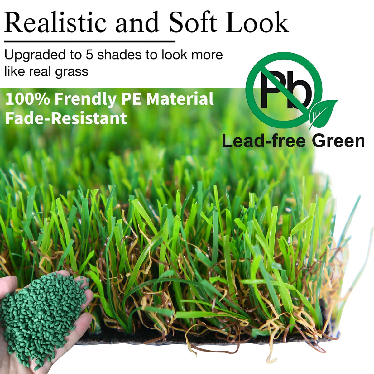 GLOBREEN wedding and party decor idea with green faux turf centerpiece.