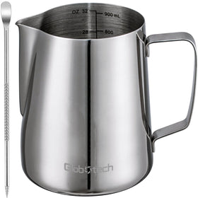 Globotech gift-worthy milk pitcher ideal for home baristas or gifting