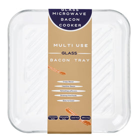 Glolaurge Bacon Cooker 10-Inch Square for crispy bacon.